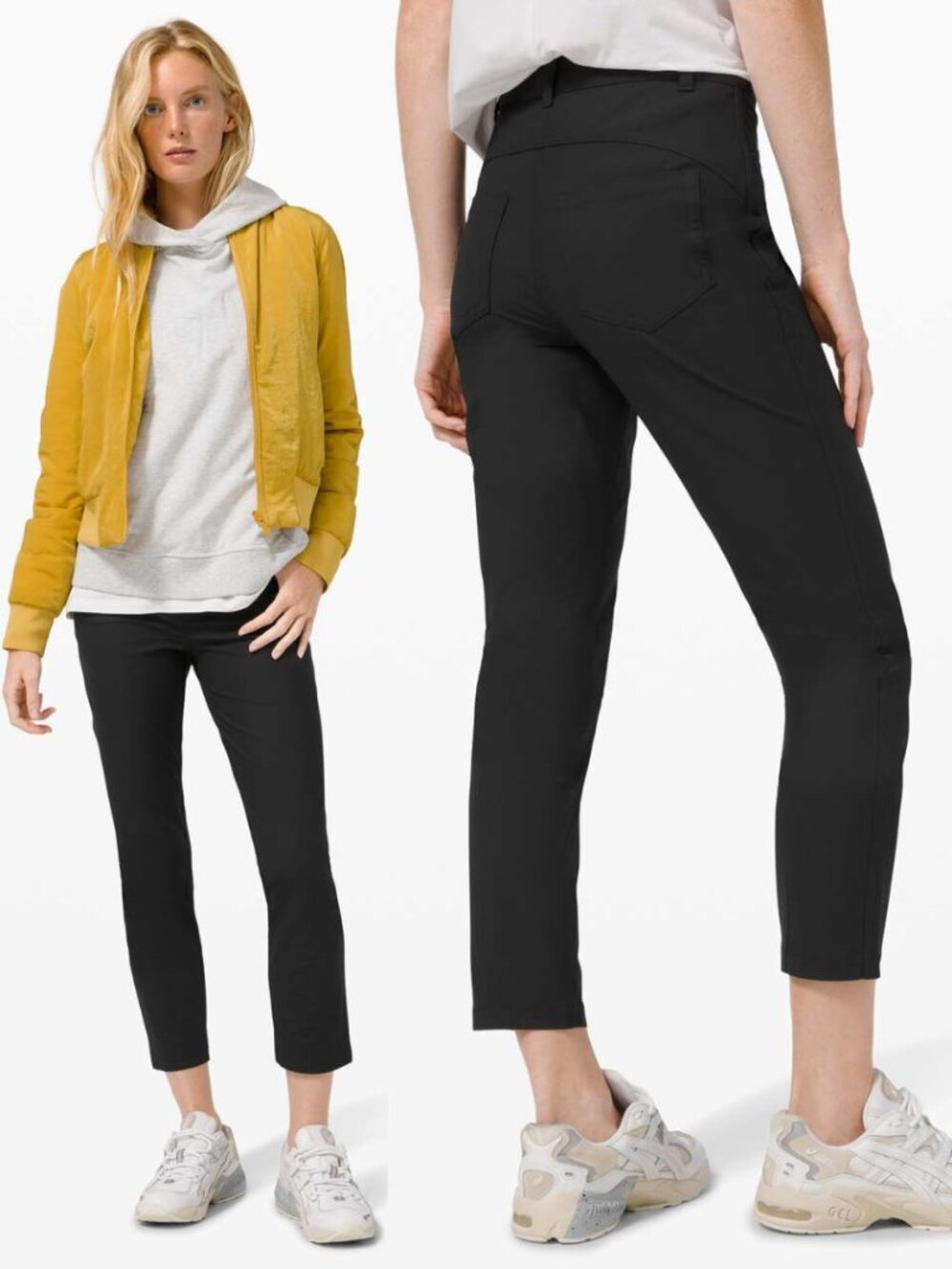 Lululemon Black Warpstreme Stretch City Sleek Ankle Pants